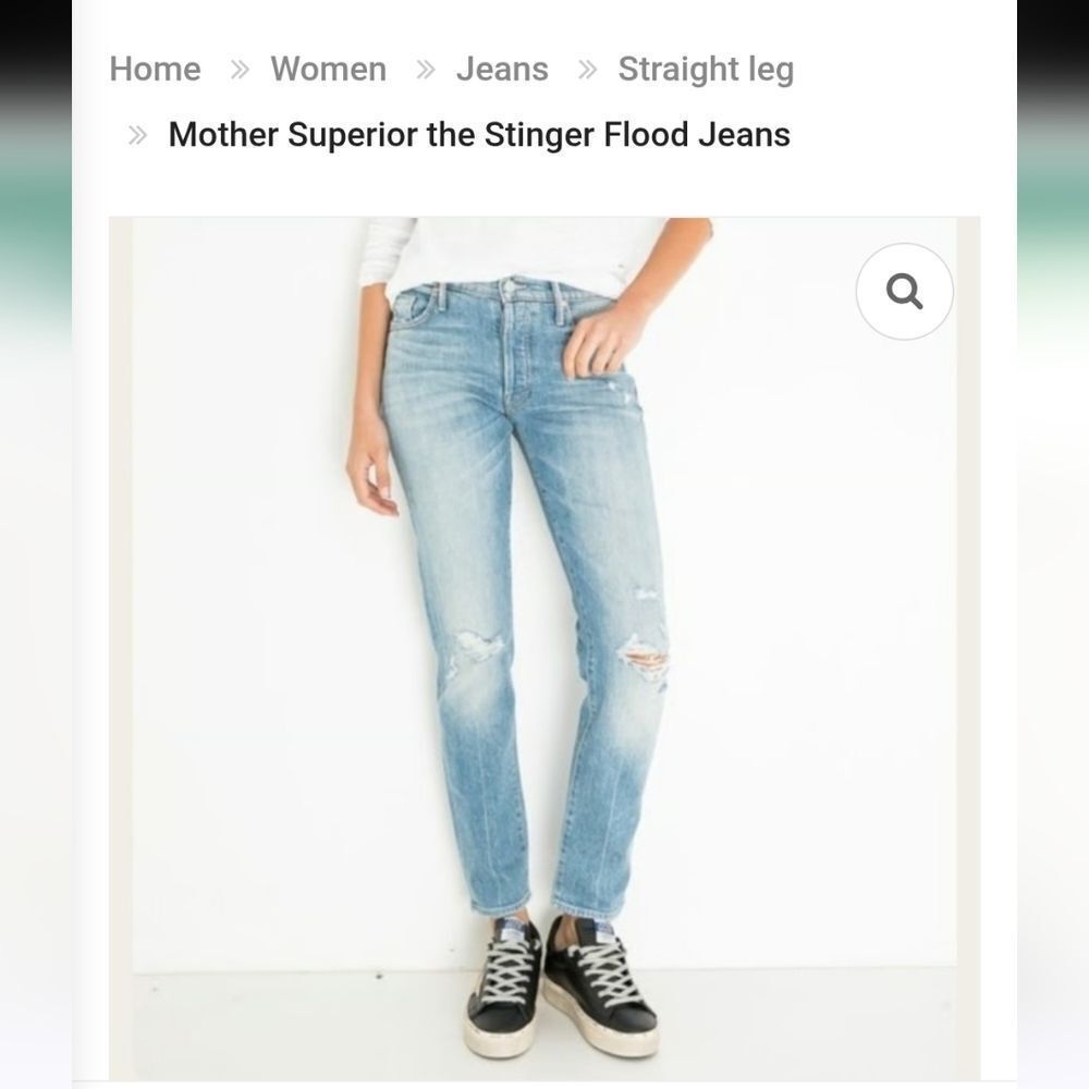 Mother The Stinger Flood High As The Heavens Boho Hippie GrungeY2K Jeans Size 26